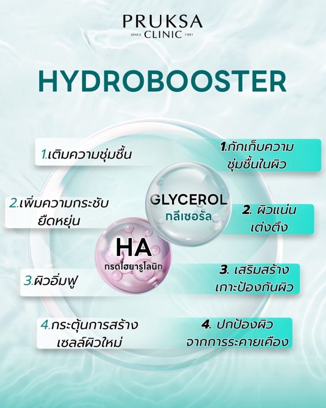 Hydrobooster Definess ผิวโกลว์อิ่มน้ำ ดูสุขภาพดี - pruksaclinic